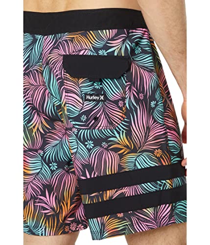 Hurley MBS0011020H01131IN Block Party 18" Boardshorts Black Multi 31 Black Multi 31IN3