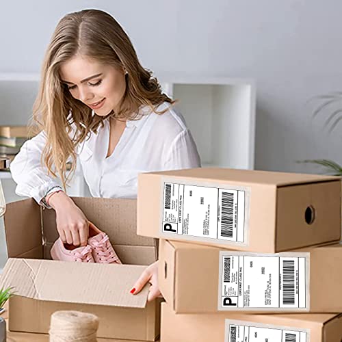 Ryhampaper Packing List Envelopes, Clear 6” X 9” Self Adhesive Shipping Labels Envelope Pouches (200 Pcs) #TOP6