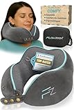 FLOWZOOM Comfy Coussin de Voyage en Mousse à Mémoire de Forme pour...
