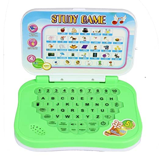 Image of RKZ Kids Computer Toy Baby Laptop for Kids 1 2 3-6 Years Activity Electronics Number & Alphabet Charts for Kid, with Activities & Fun Games - Mini , Learning , Educational