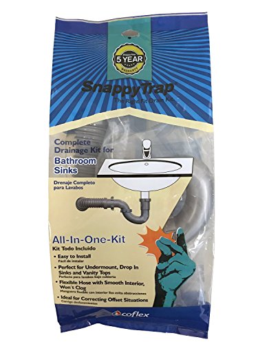 Snappy Trap Universal Drain Kit for Bathroom Sinks