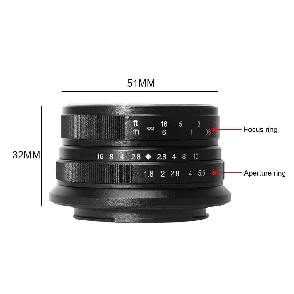 Amazon.com : 7artisans 25mm F1.8 APS-C Wide -Angle Manual Focus