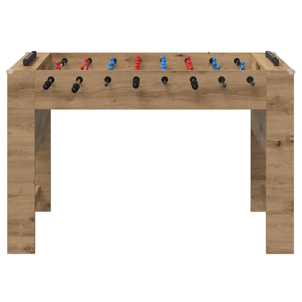 Genérico Mesa de Futbolín Roble Artesanal 125 x 60,5 x 80 cm,Deportes,Juegos de Interior,Futbolín,Mesas de futbolín-858892