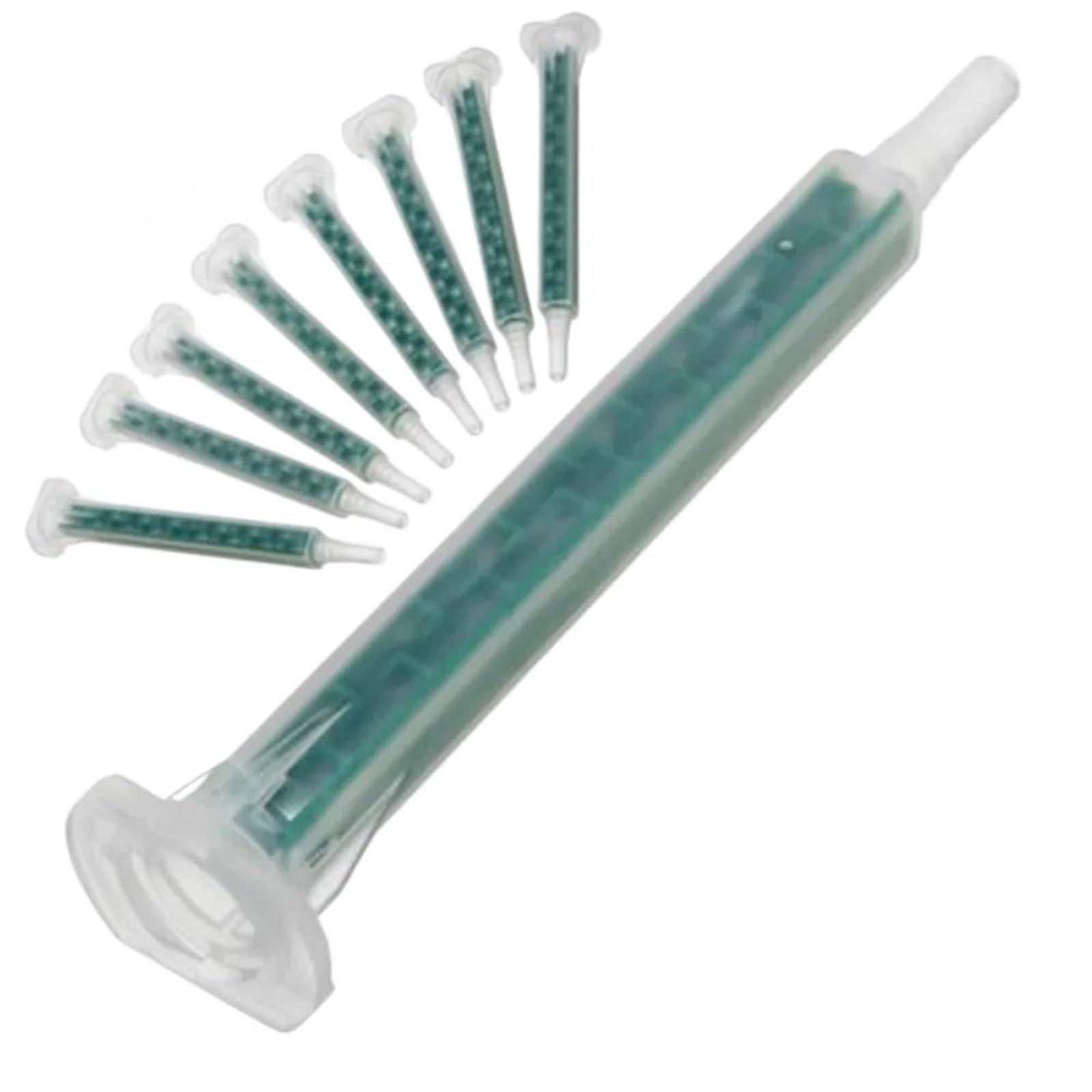 Square Static Mixer Nozzle Tube Tip 200pcs Adhesive Mixing Tips Mixer Nozzles Static Resina Epoxi Epoxy Resin Glue Syringe Accessories