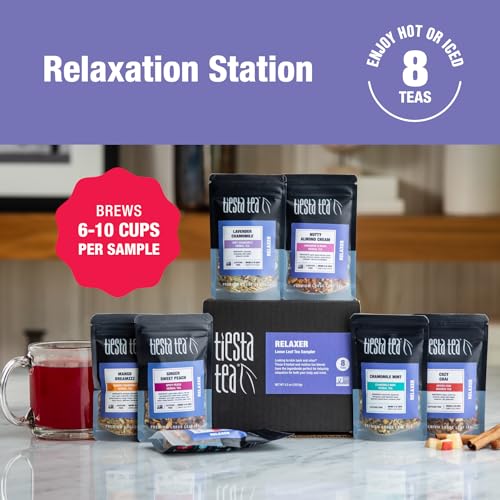 Tiesta Tea - 8 Herbal & Rooibos Tea Dry Flight Set, Premium Loose Leaf Variety Pack with Herbal & Chamomille Tea - 8 Resealable Sample Pouches - Image 3