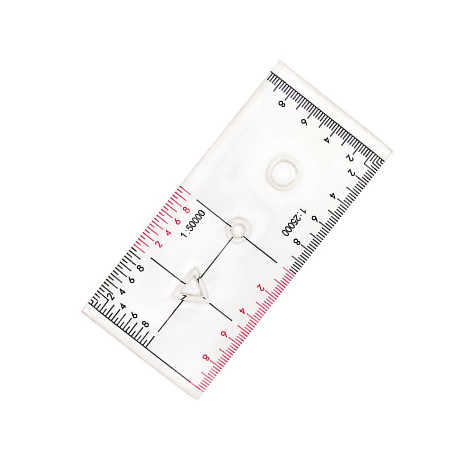 Rkjrtk Sliver Coordinate Scale Protractors Geometry Drawing Template Measuring Tool Navigation Topographical Map Scale Command Ruler