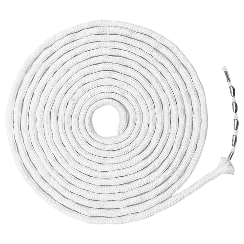 Ziyonix 10m Bleiband für Gardinen 300g Schwer Bleikette Gardinenbeschwerer Vorhang Beschwerer Outdoor Glatte Aufhängung Perfekte Falten für Vorhänge Gardinen Stoffe Moskitonetz