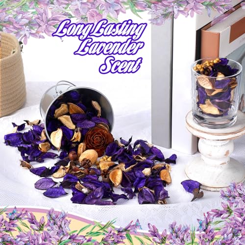Tondiamo-250g-Purple-Natural-Dried-Flowers-Long-Lasting-Lavender-Scent-Potpourri-Dried-Flower-Bowl-Vase-Filler-for-Fall-Potpourri-Crafts-Thanksgiving-Wedding-Centerpiece-Home-Decor Tondiamo 250g Purple Natural Dried Flowers Long Lasting Lavender Scent Potpourri Dried Flower Bowl Vase Filler for Fall Potpourri Crafts Thanksgiving Wedding Centerpiece Home Decor