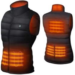 Chaqueta Calefactable Vquattro DR.PREPARE Chaleco calefactable para hombre y mujer, chaleco térmico ajustable, ropa eléctrica calentada para hombre y mujer, chaqueta de invierno para exteriores, viajes, deportes, ocio