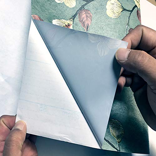 Papel pintado de flores autoadhesivo de 45x500cm vinilo impermeable para muebles 3