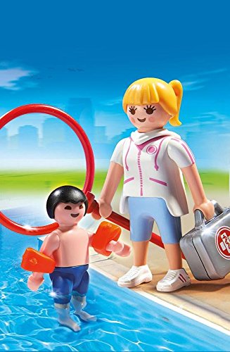 Playmobil 6677 Maître Nageur Avec Enfant - vue 3