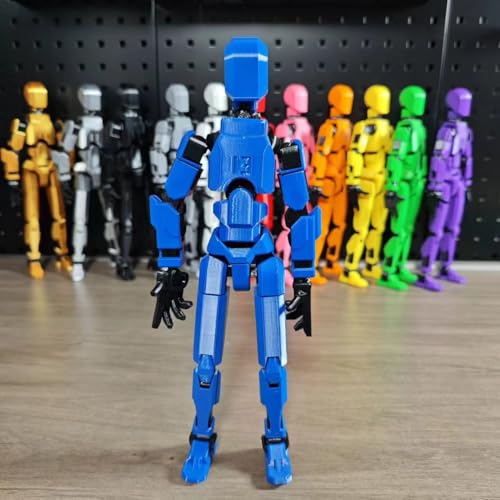 Image of Titan 13 Action Figure, 3D Printed Lucky Robot 13 Action Figure for Gifts