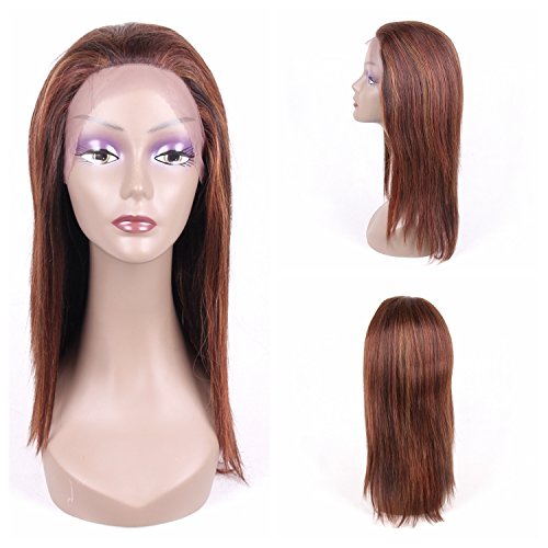 Jiayi Straight Human Hair Lace Front Wigs 130% Density 13*4 Lace Front Wigs Pre Plucked Hairline Glueless Straight Remy Human Hair Wigs for Black Women 20inch