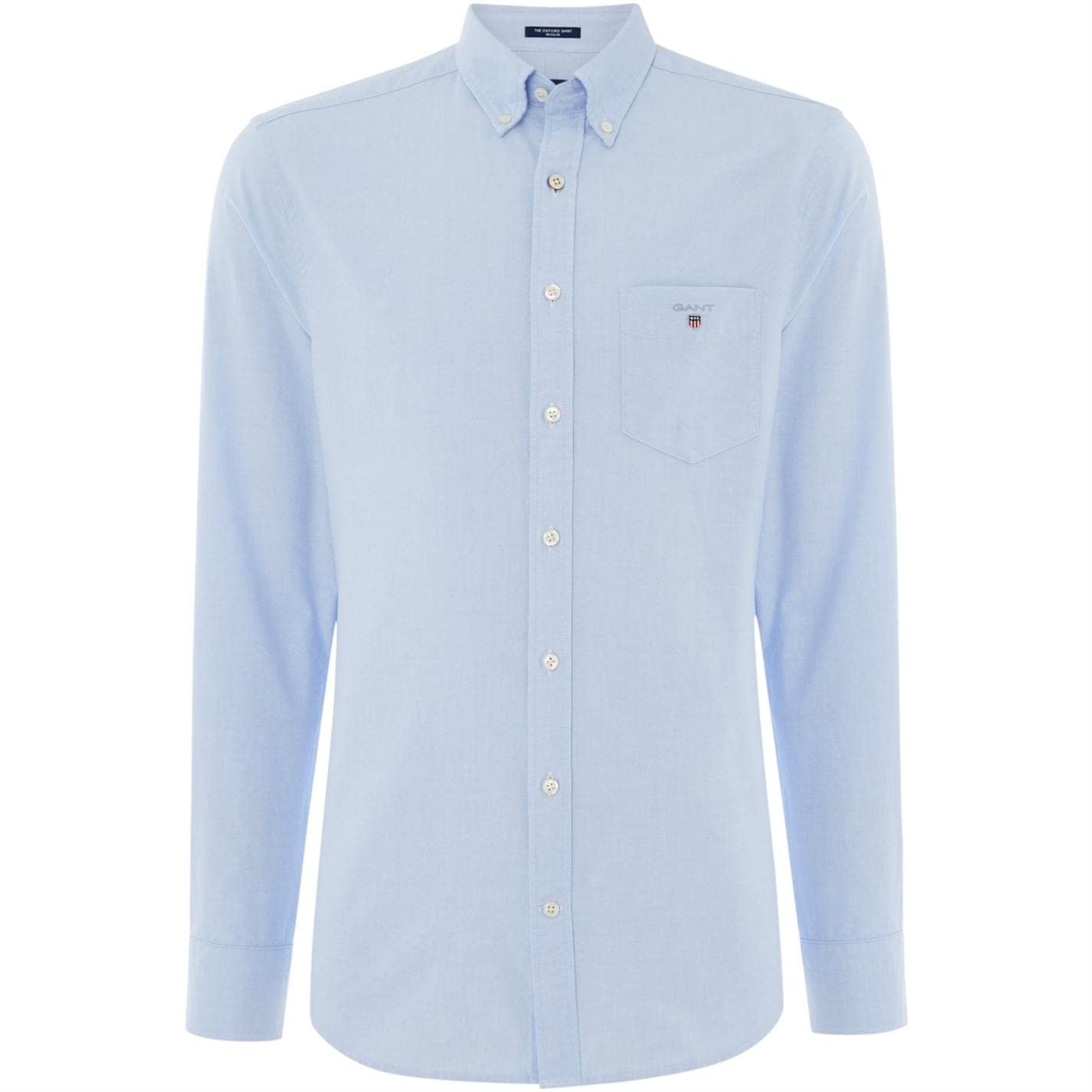 Gant Men's Blue Oxford Shirts Regular Fit  42/Regular Xl