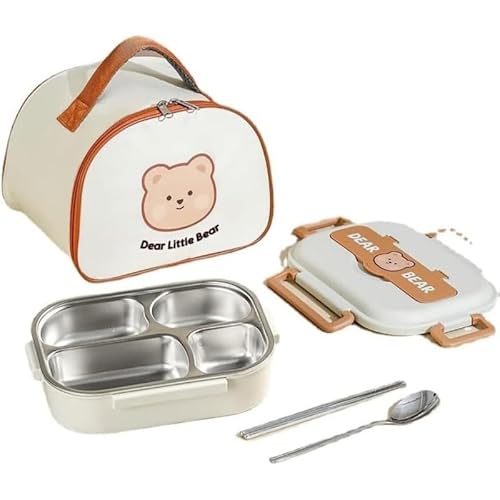 ZLBYXLU保温弁当箱 保温ランチジャー 茶碗 断熱弁当箱セット サーモス ランチジャー 大容量 お弁当箱 大容量 真空 ステンレス 保温ランチジャー フードジャー ポータブルお弁当箱 食器と収納バッグ付き ランチボックス フードコンテナ 5時間の保温