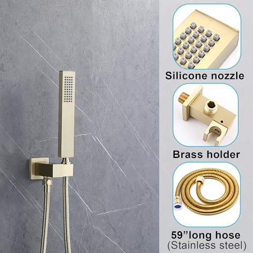 Vanne de dérivation à affichage numérique LED pour ensemble de douche de plafond