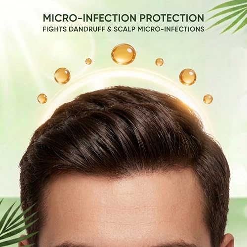 Image of Amrutveni Hair Oil for Men - Herbal Elixir with 40+ Actives, Reduces Scalp Dryness & Dandruff, Extends Hair Growth Cycle & Controls Hair Fall, Non-Sticky Formula for Lush & Beautiful Hair, 50ML