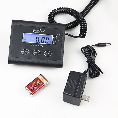 WeighMax W-4820 scale platform with connected digital display unit