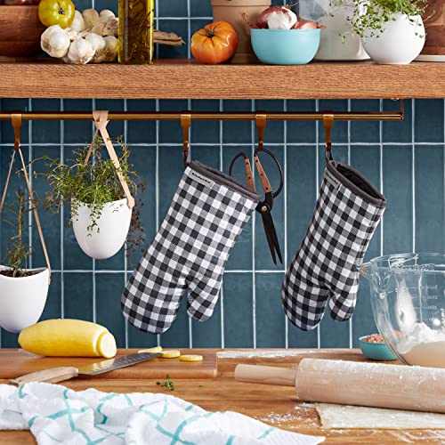 Gants de cuisine KitchenAid manique gris anthracite抗热 isolant four