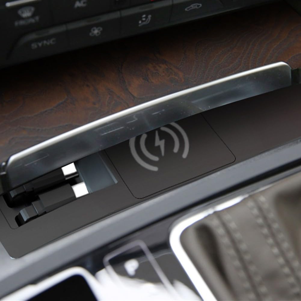 Cargador inalámbrico rápido con fusible de protección seguro y doble cable para coche