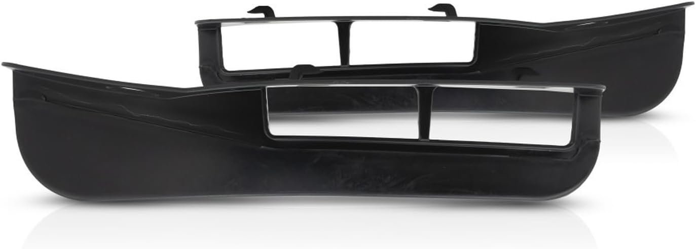 DAT AUTO PARTS Front Driver & Passenger Side, SET OF 2, Lower Bumper Cover Shield Deflector Spat, Fits 2018-2020 Dodge Durango, Black Plastic Textured Finish, CH1046123 CH1047123 68299199AC 68299198AC