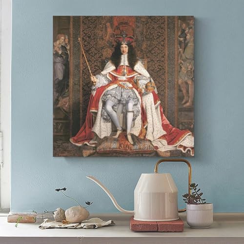 Impression sur toile Charles II d'Angleterre 50,8x50,8cm - 2