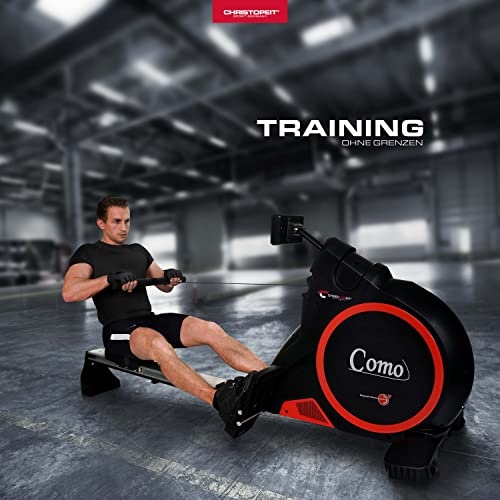 Christopeit Rudergerät Como - Hometrainer Fitness-Row Shaper für Zuhause - 16-stufiges Motor- und computergesteuertes… – Bild 4