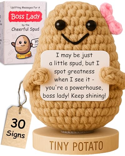 Boss Lady Gifts for Women - Tiny Potato with...