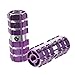 2 Pcs Aluminum Antislip Bicycle Bike Axle Foot Pegs Purple