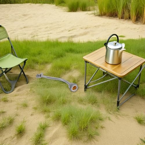 Accessoire pour lampadaire jardin robuste en fer noir E27 - 5