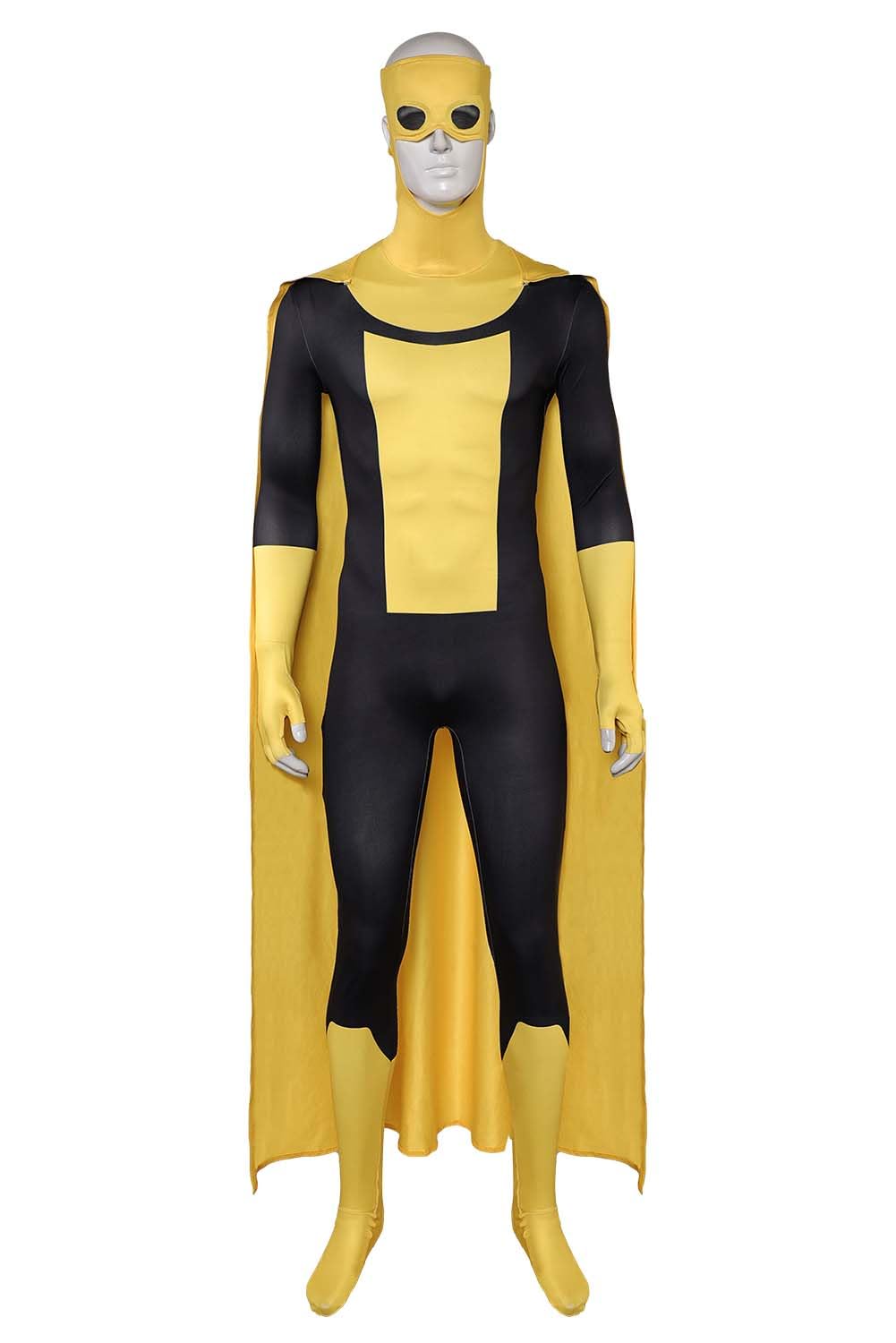 Wocloey Invincible Cosplay Costume Mark Grayson Jumpsuit Cape Battle Suit Adu...