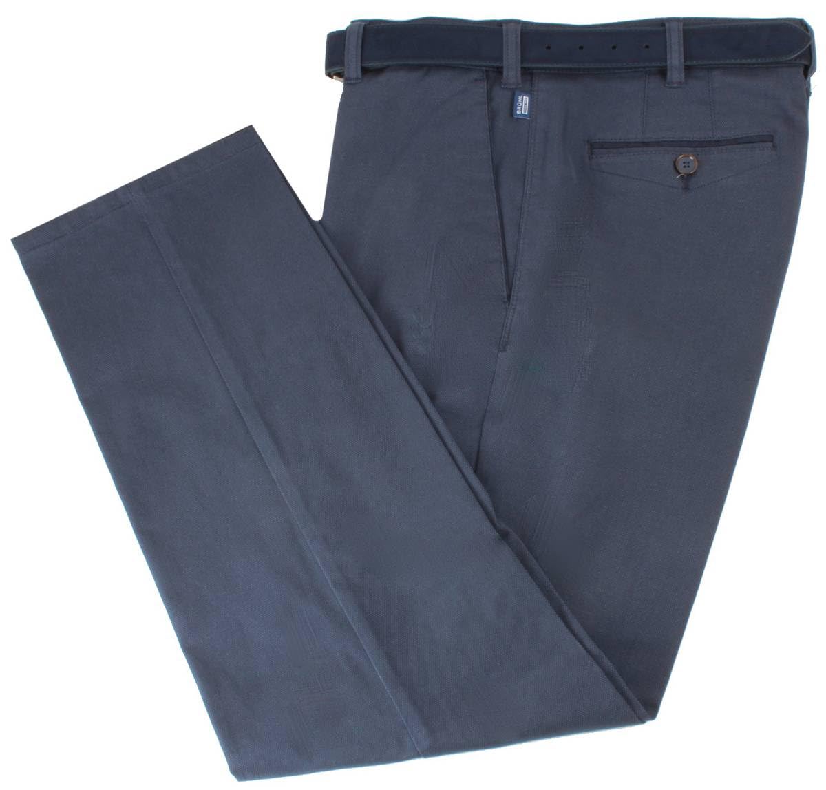 Bruhl Men's Marine Navy Venice B Turn Do Mover High Stretch Chinos - W38 L30
