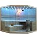 Produktbild EO-SPA Sauna E1101C helle Pinie/180x180/9kW Cilindro