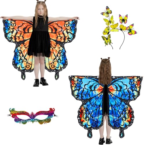 Alas de mariposa para niñas set 3 piezas miniatura 1