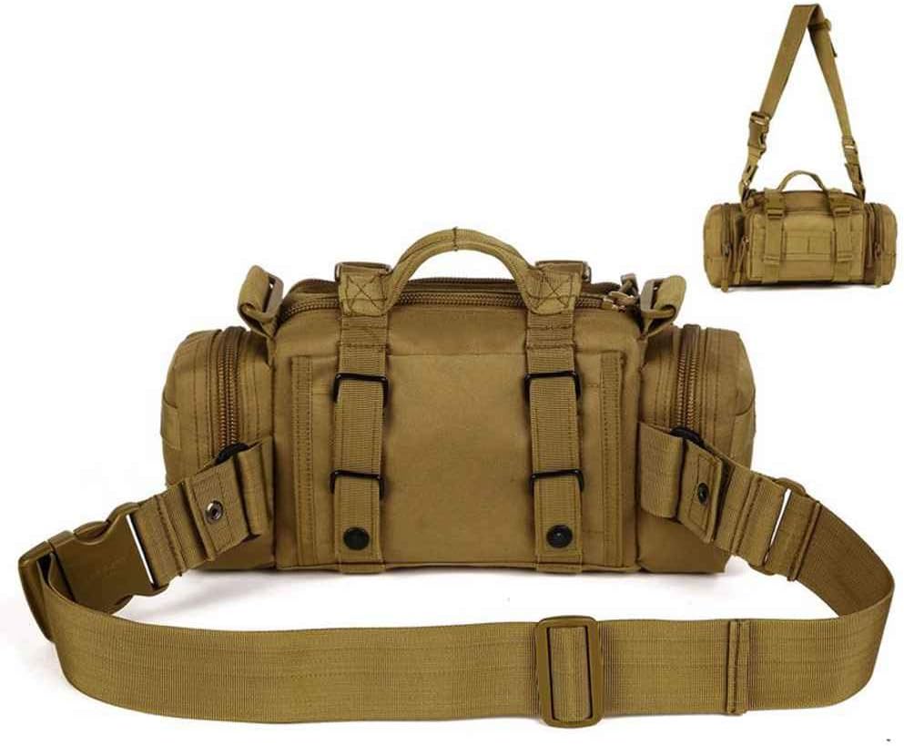 DETECH 3P Magic Tactical Waist Pack Molle Camping Hiking Waist Pouch Nylon Multi-Function Hand Bag Outdoor Bag