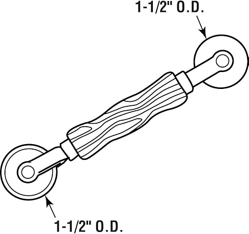Miniatura 7 de Prime-Line P 7505 - Herramienta para rodar pantallas, una herramienta imprescindible para instalar pantallas de ventanas y puertas, rodillo estriado