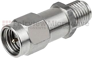 SA6H-14 14 dB Fixed Attenuator SMA Male (Plug) to SMA Female (Jack) Up to 6 GHz Rated to 2 Watts, Passivated Stainless Steel Body, 1.35 VSWR