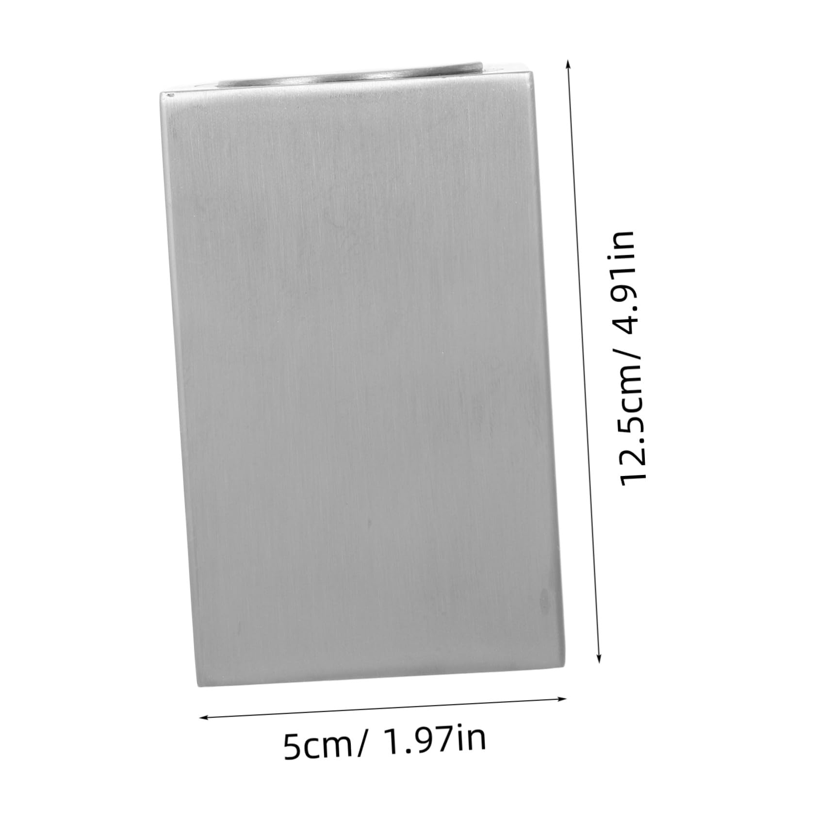 Contenedor De Palillos De Dientes a Presión Portátil De Acero Inoxidable 304, Dispensador Automático Compacto Para Mesa De Comedor, Viajes y Uso Diario, Caja Para Almacenamiento Higiénico