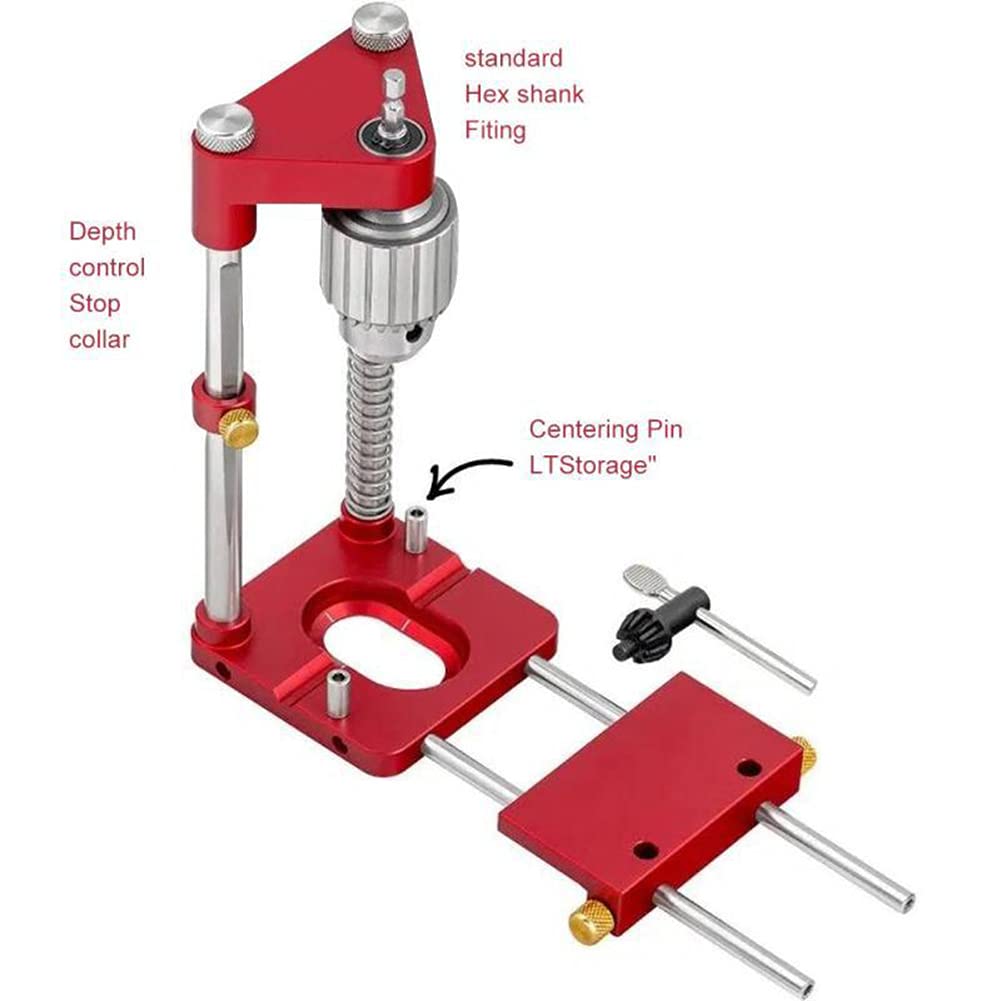 Lokalizator do obróbki drewna, przenośny wiertła do obróbki drewna, urządzenie lokalizujące, prowadnica Punch Locator Drill Guide wiertarka stojak wiertarska wiertarka mate prowadnice wiertnicze Bench Drill Press Stand