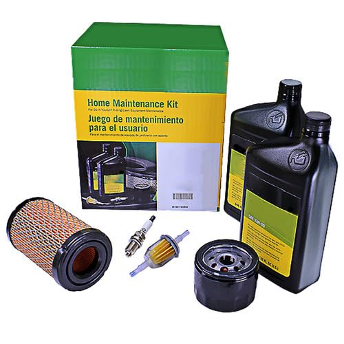 Home Maintenance Kit for John Deere 100 Series Lawn Tractors Fits D100 D105 D110 E100 LA115 S100