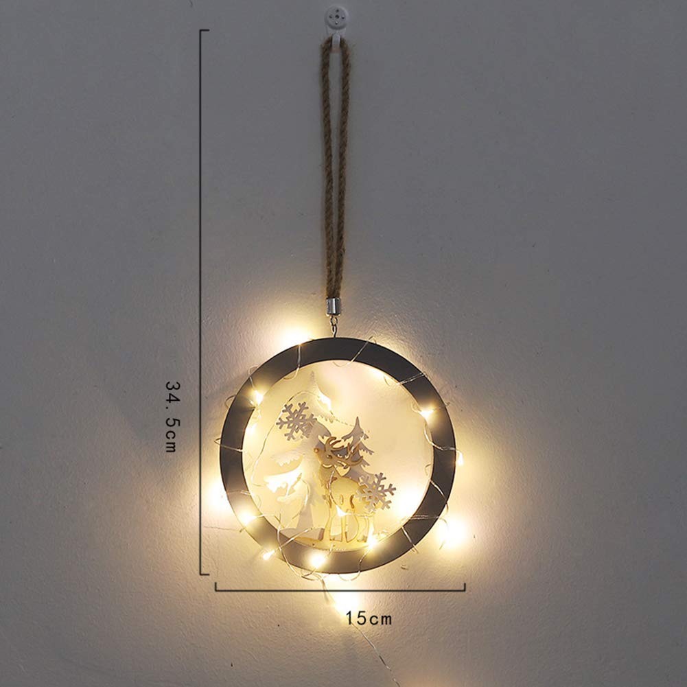 Pendentif suspendu de lampe de luciole pour salon et chambre