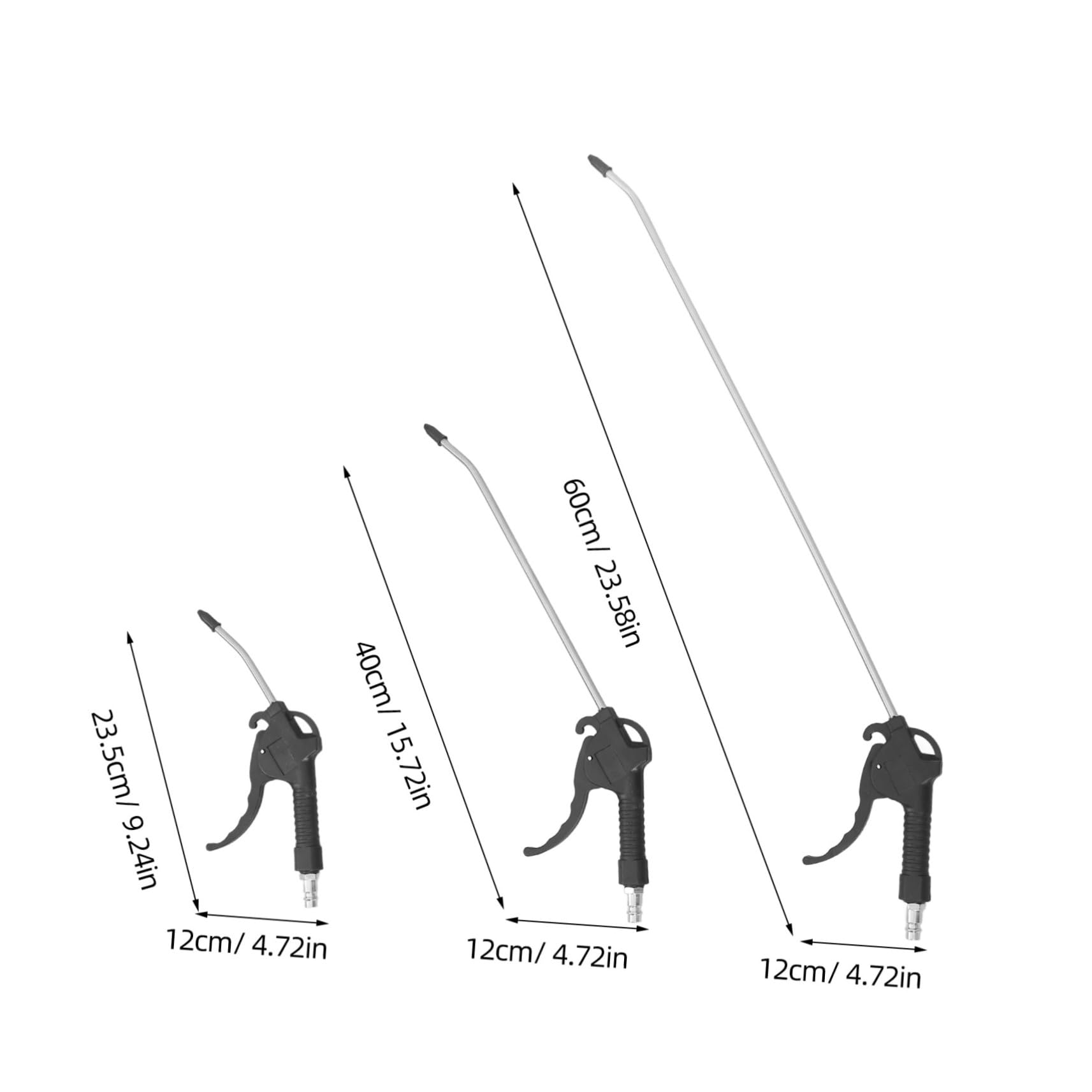 Unomor 3pcs Car Air Blower Tool Versatile Cleaning for Car Interior Engine Bay and Electronic Devices Airflow Portable with Handle Easy to Use Duster