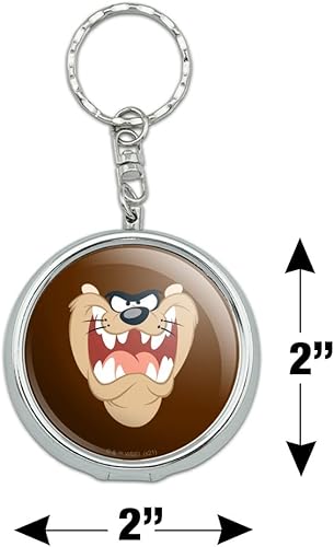 Miniatura 2 de GRAPHICS & MORE Looney Tunes Taz Face - Llavero de bolsillo portátil para viaje, con soporte para cigarrillos