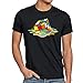 style3 Sheldon Cubo Mágico Camiseta para hombre T-Shirt, Talla:L;Color:Nero
