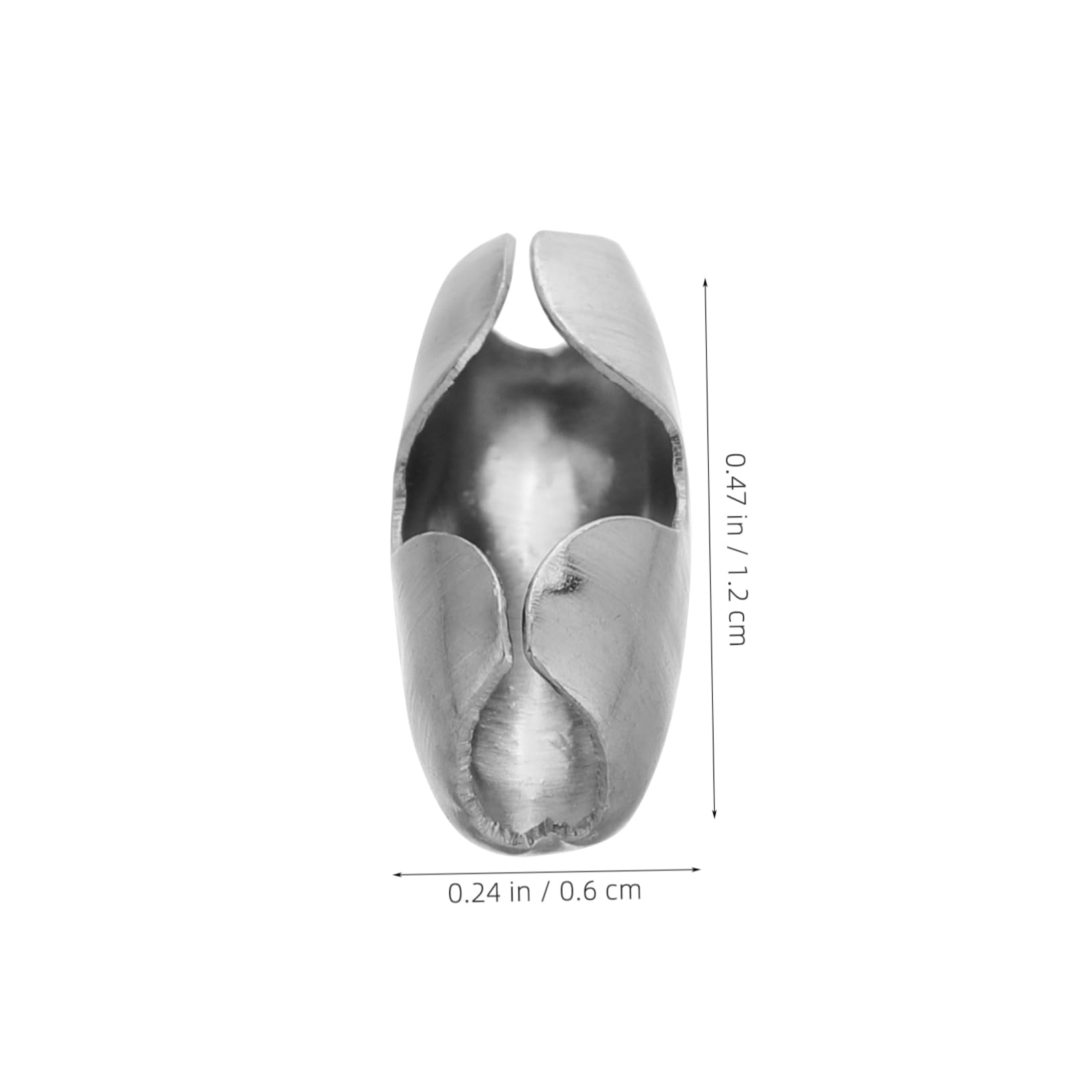 Housoutil Stainless Steel Jewelry Connectors 50pcs Ball Chain Clips for DIY Necklace Bracelet