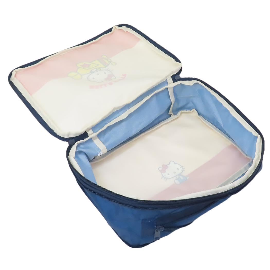 ハローキティ トラベルポーチ 3点セット　吊り下げ、圧縮ポーチ　ワンズテラス sanrio キティ トラベルポーチセット 3点セット ハローキティ