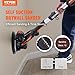 Drywall Sander with Vacuum Dust Collection, 900W sander tool, 800 to 1800 RPM Speed, Foldable Electric Drywall Sander for Ceiling Wall Use, LED Lights, Telescoping Handle, and Built-in Dust Collector