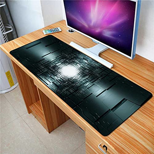 Tapis de souris gamer XXL 900x400 antidérapant grand mouse pad espace