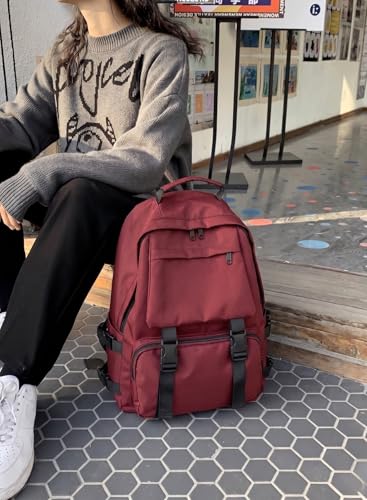 Image of Glowic Spacious Backpack with Compartments for 15-Inch Laptop, Books, Headphones, Phone, Wallet, and Water Bottle - Ideal for Daily Use