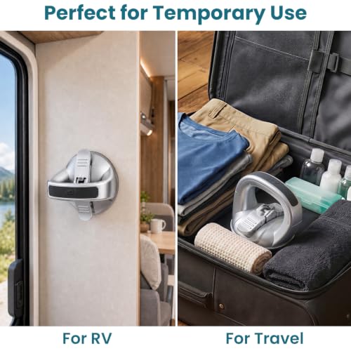 Image of TAILI Shower Grab Bars,Suction Handles,Upgraded,Travel,RV,2 Pack,Black | Safety for Bathtubs,Toilet,Elderly&Seniors,Bathroom Grip Bar Handrails,No Drilling Removable Waterproof,Portable,Travel,RV